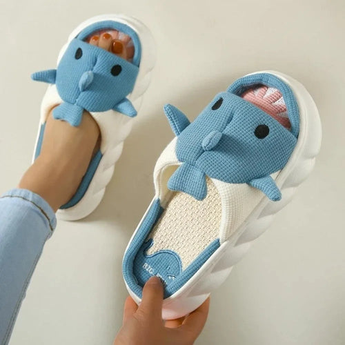 REVEYA's Cloudy Shark Slippers